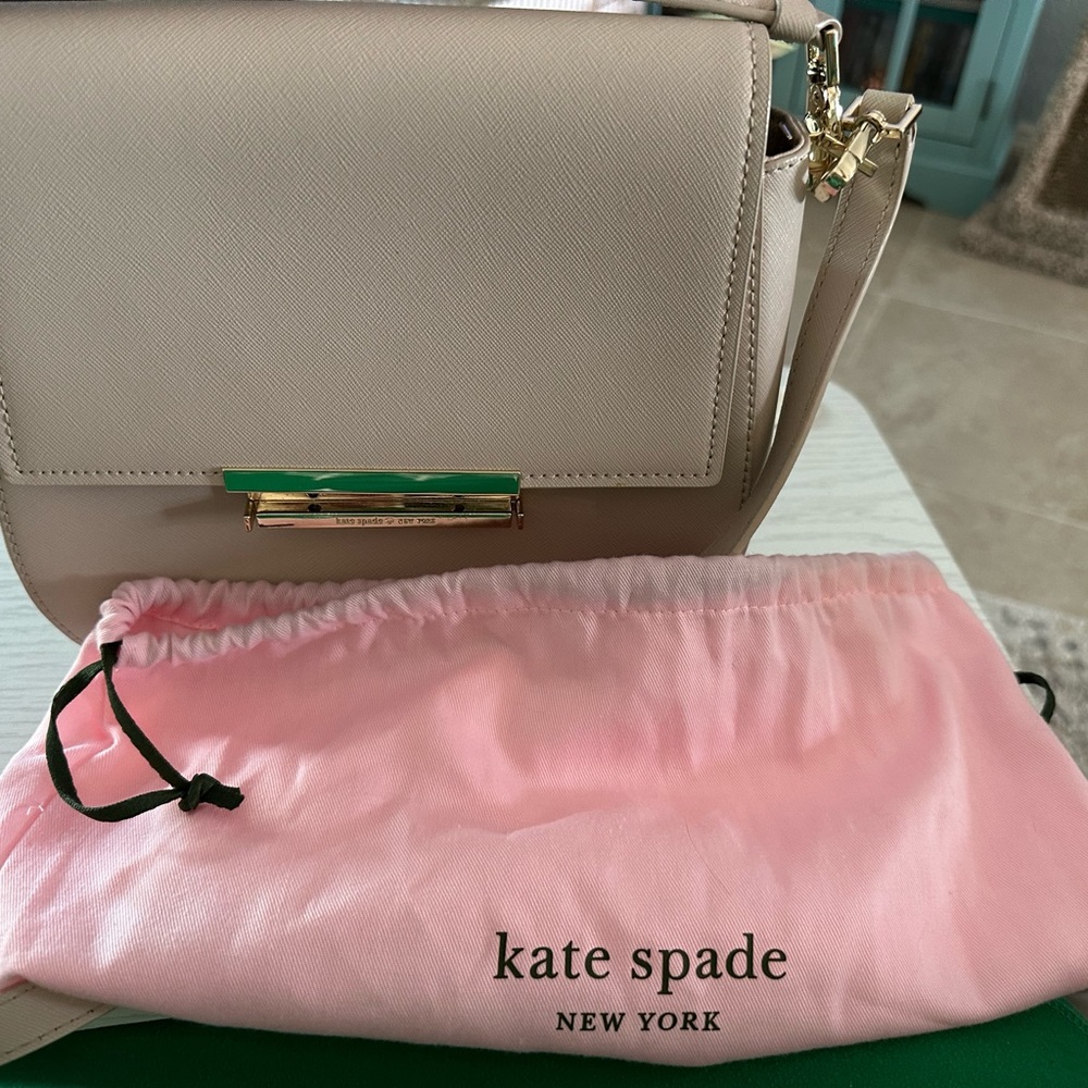 Kate Spade make it mine Birdie bag warm vellum